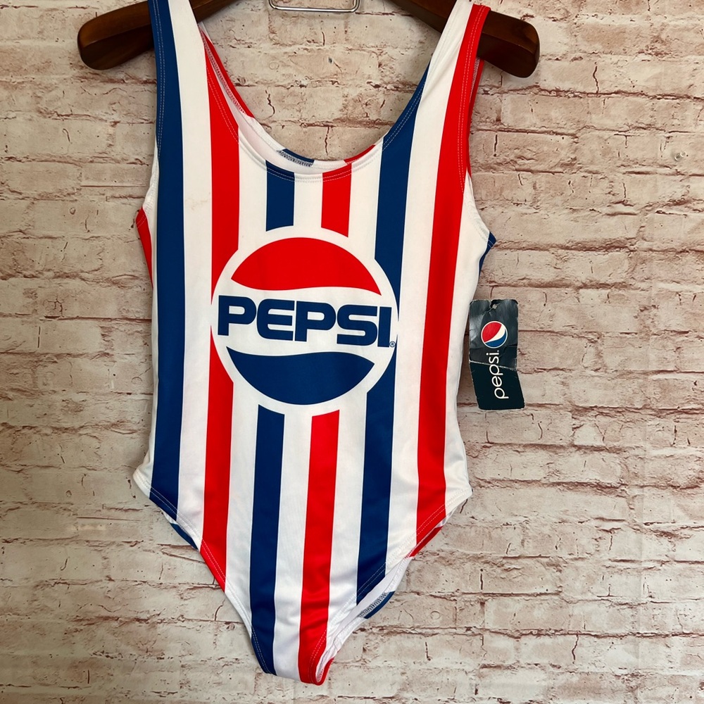 PEPSI full piece bathing suit size Large
